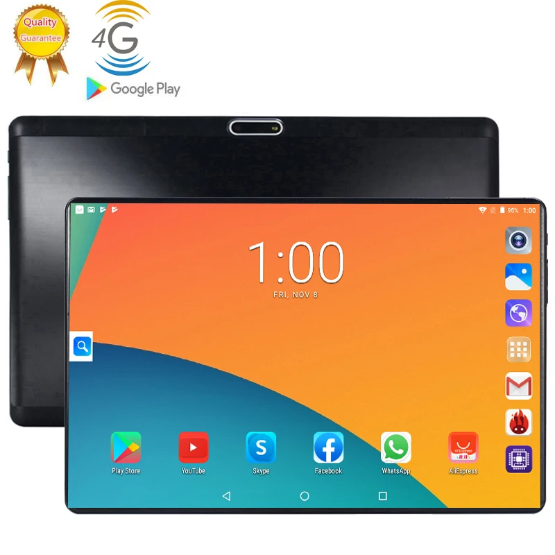 

tablet stand 10 inch Tablet Pc Octa 8 Core 128GB Tablets Android 9.0 WiFi Bluetooth GPS 3G 4G Phone Call Dual SIM 64GB FDD tab