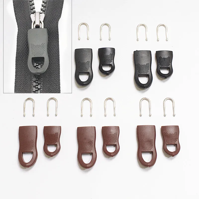 2 pcs-Zipper-Pull-Cord-Nylon-Black USA SELLER FAST SHIPPING!