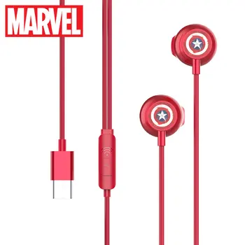 

Marvel Certified Original Captain America USB-C In-ear HiFi Stereo Earphone with Microphone Type-C Deep Bass Lightweight Headset