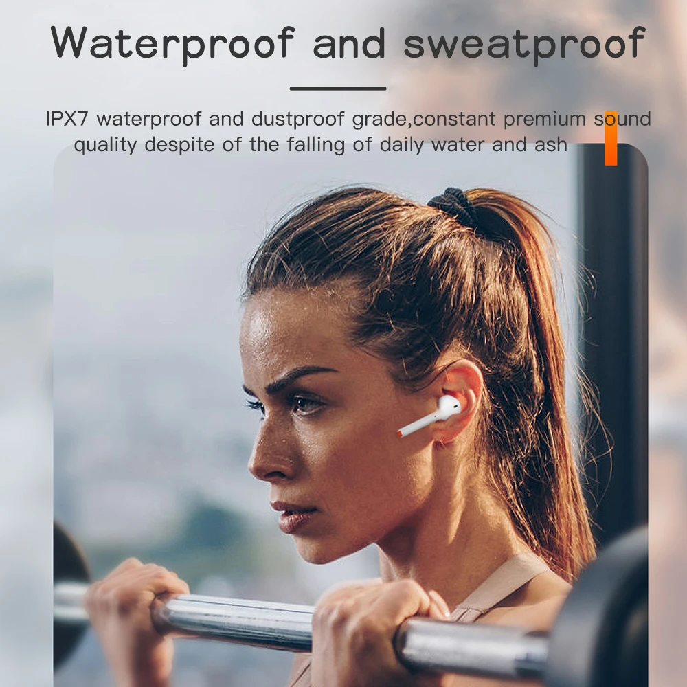 Cigfun Wireless Earphone Bluetooth5.0 TWS Headphones HiFi Stereo Earbuds Sport IPX7 Waterproof Headset with Mic for Xiaomi Phone