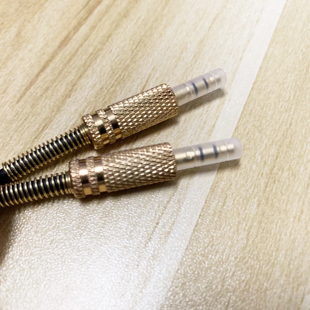 Câble Audio AUX Enroulé 3.5mm Mâle-mâle - Remplacement Pour Enceintes Marshall Woburn, Kilburn II - Connexion Plaquée Or