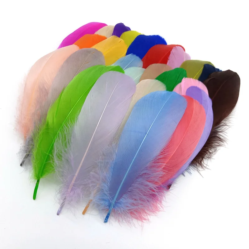 Goose feathers Goose feathers plumes Diy dream catcher Wedding jewelry making Decoration Needlework accessories For plumas crafts 20/100pcs/lot
