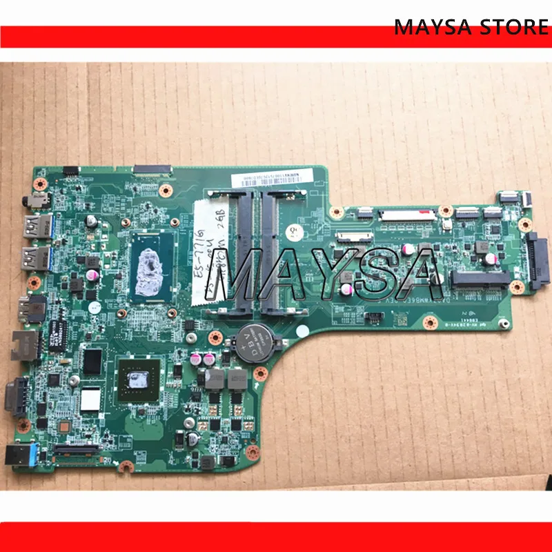 wonderful Laptop motherboard NB.MNW11.002 For acer FOR aspire E5-771G E5-771 motherboard DA0ZYWMB6E0 REV:E WI