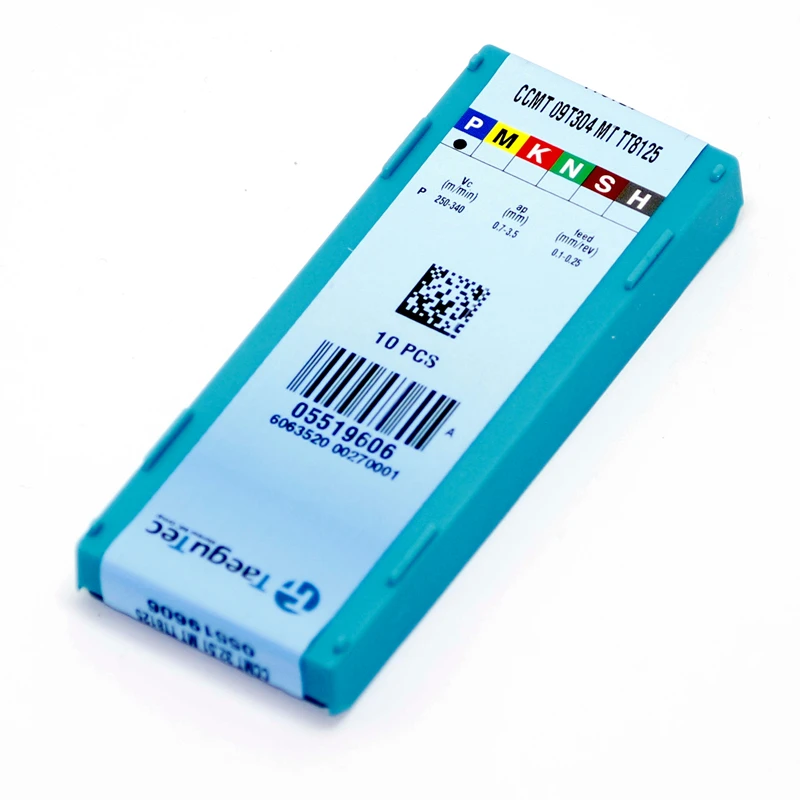 10pcs Taegute SCMT09T304-MT CT3000 Cermet Inserts New