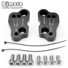 BJMOTO Riser 14 мм для Honda GL1800 аксессуары из алюминиевого сплава Ручка Бар хомуты для руля высота адаптеры