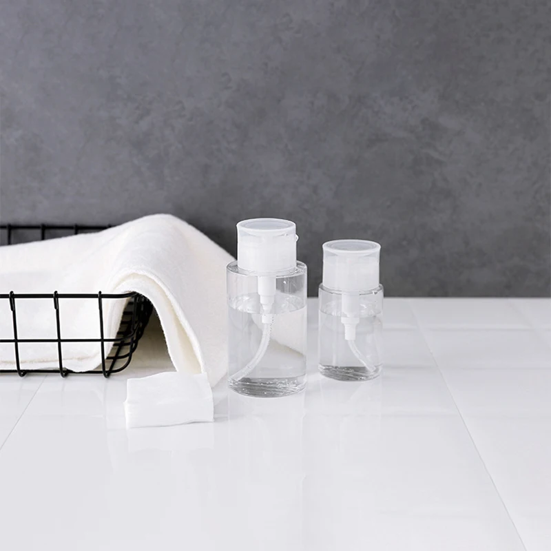 Push Down Empty Pump Dispenser Clear Bottle Makeup Container Pp Press The Bottle High Arrival Travel Bottles Push Down Empty Pump Dispenser Clear Bottle Makeup Container Pp Press The Bottle High Arrival Travel Bottles