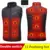 2021 Men Outdoor USB Infrared Heating Vest Jacket Men Winter Electric Thermal Clothing Жилет Для Спорта Пешего Туризма Негабаритный 5XL