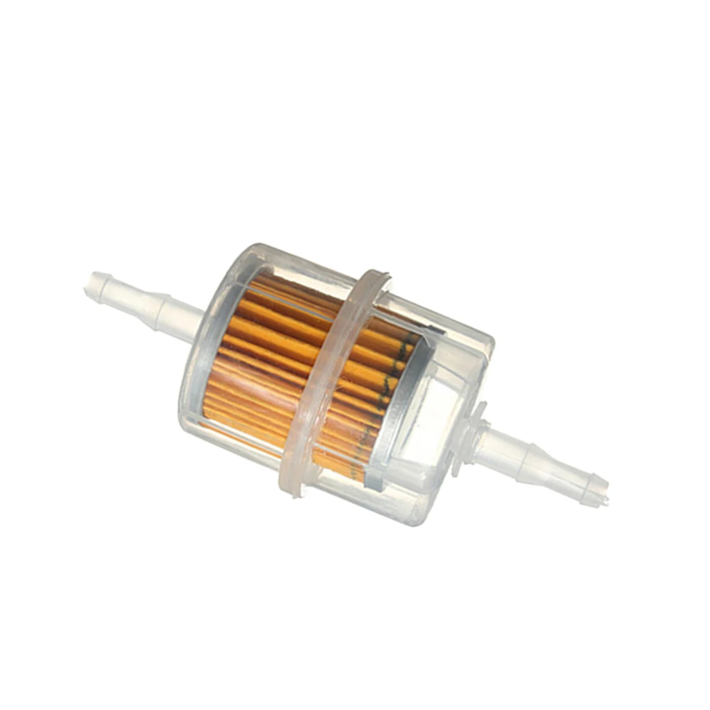 Car Auto Motorcycle Inline Petrol Fuel Filter Fits 6mm 8mm Pipe Hose