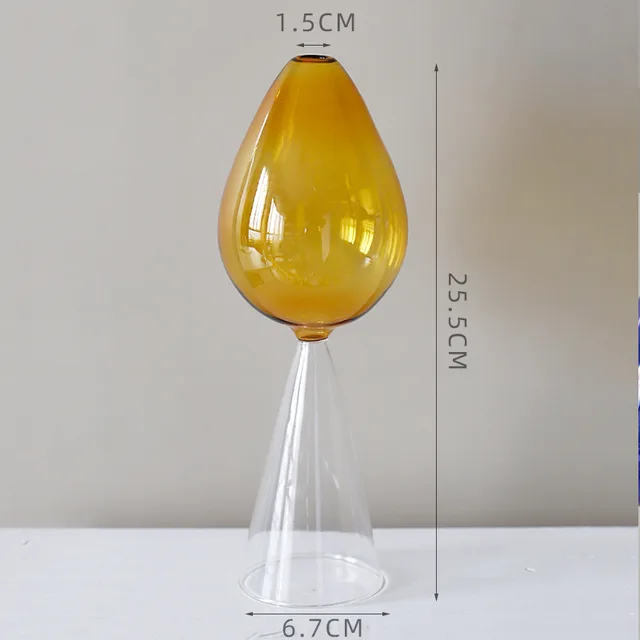 Otthoni Decore Üvegváza Nappali Dekoráció Kristály Váza Üvegtartály Modern Hidroponikus Növény Esküvői Dekorációs Ajándék - Image 6