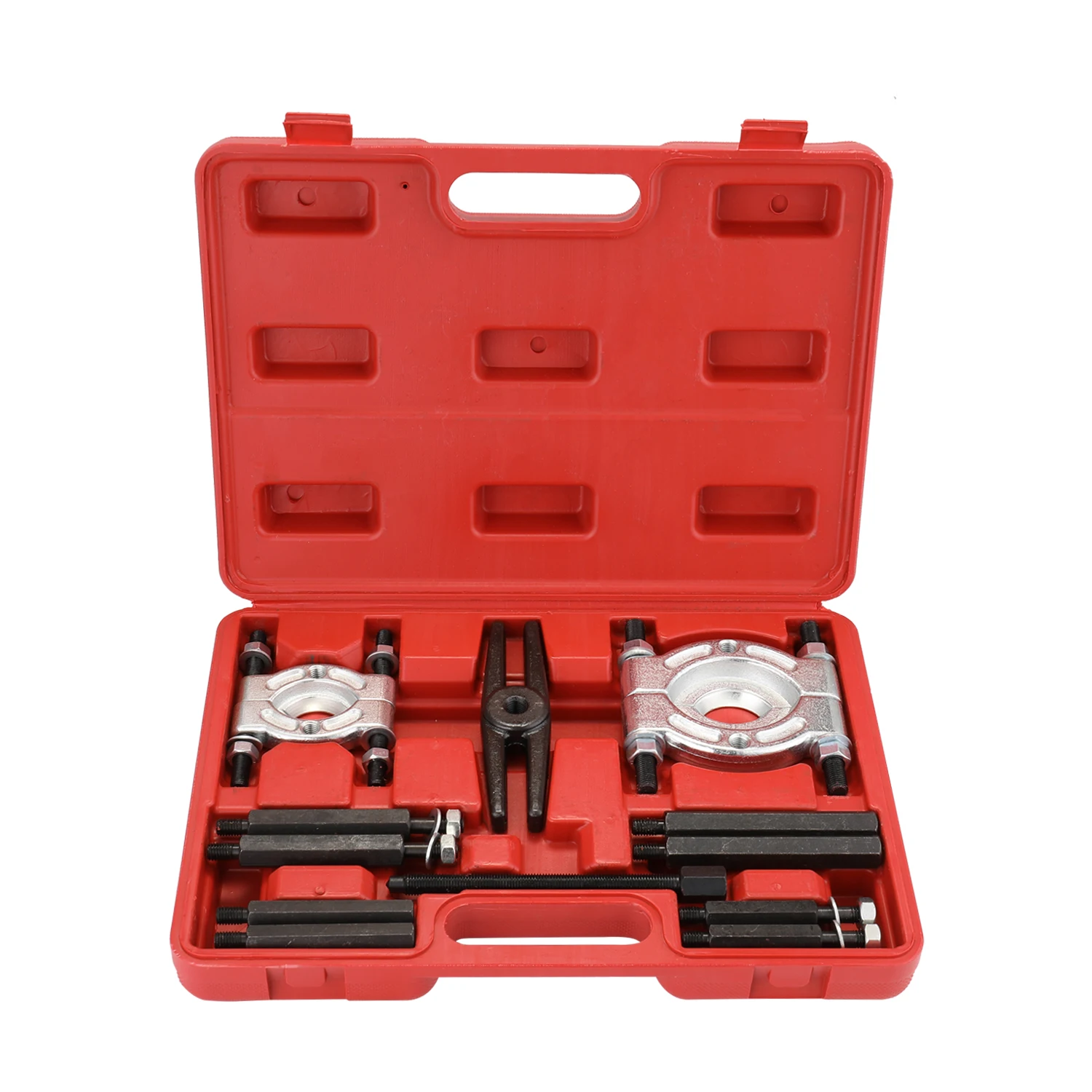 

12pcs Bearing Separator Set Bearing Removal Tool Set Bar-Type Splitter Gear Puller Fly Wheel Tool Kit 35-50mm 50-75mm
