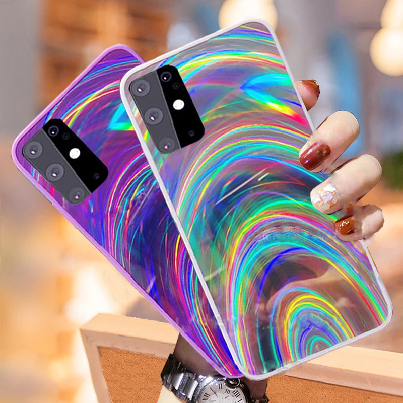 Радужный чехол для Samsung Galaxy A31 A41 M30S A51 A71 A21S A12 A32 A42 A70 A50 A30 A30S A20 A10 S8 S9 S10 S20 FE S21 Plus Ultra |