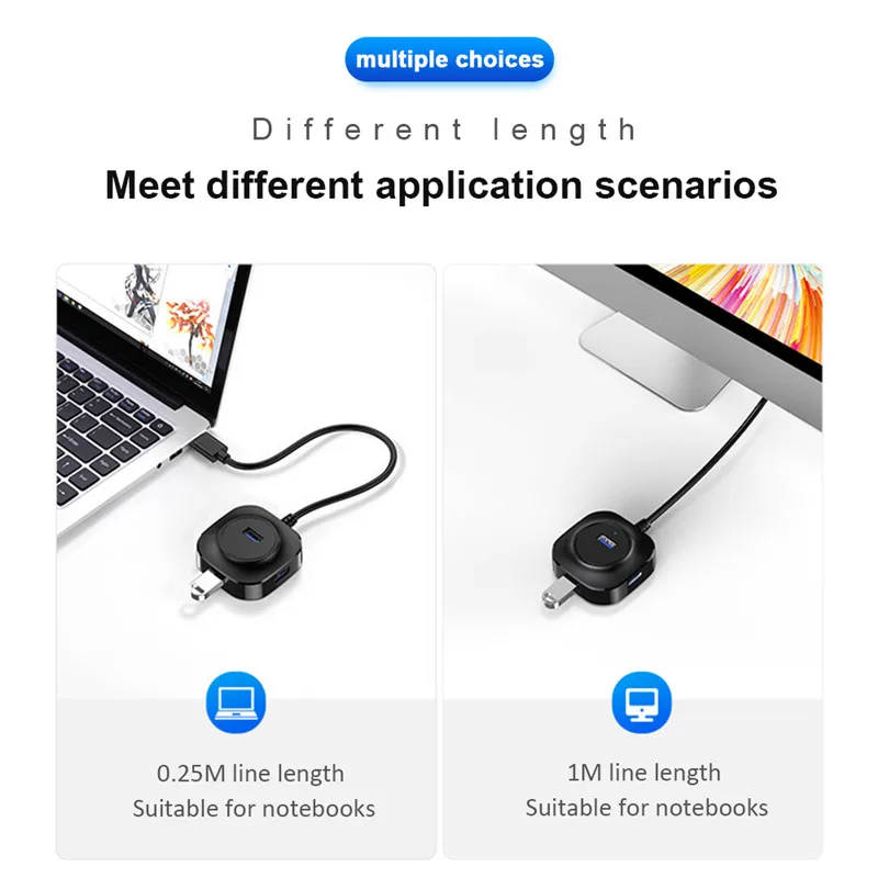 Мульти usb-хаб USB-C 3,0 концентратор USB разветвитель Тип C концентратор 4 порта расширитель адаптер с интерфейсом питания тип-c док-станция для ПК ноутбука