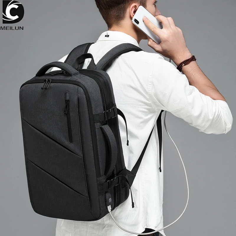 

Multifunction Travel Backpack Expansion for Business Male Mochila USB Charging 15.6" Laptop Bags Backpack Large Capacity a1811