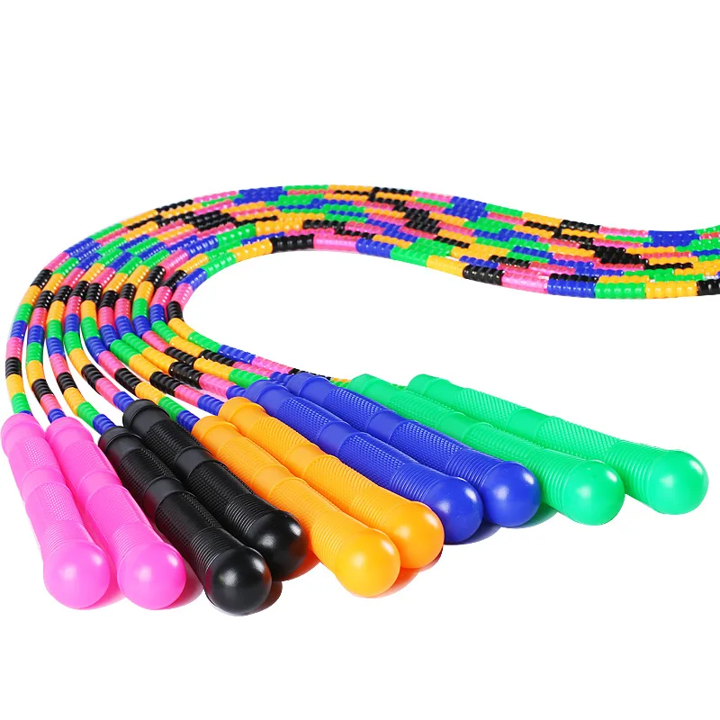 

Wholesale Soft Bamboo Joint Jump Rope Children Young STUDENT'S Colorful Pattern Bamboo Joint Jump Rope Beads Pattern Fancy Jump