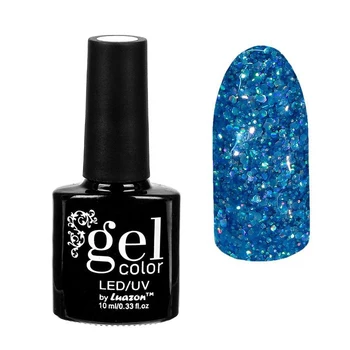 

"Sparkling diamond" gel-polish for nails, three-phase LED / UV, 10ml, color 011 dark blue
