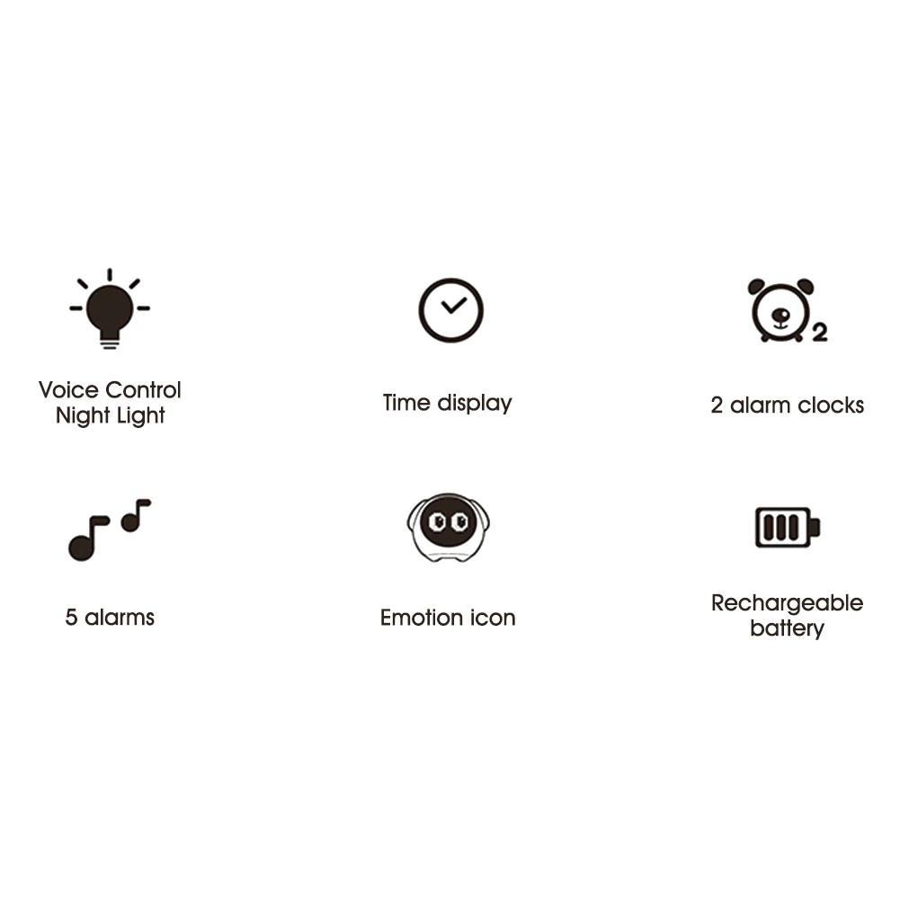 絵文字アラーム時計漫画の子供たちはデジタルアラーム時計多機能led夜の光クロック寝室用 Alarm Clocks Aliexpress
