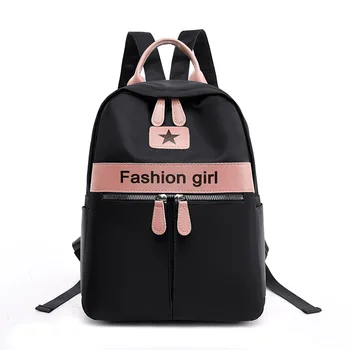 

Women Backpack Oxford Back Pack Girls Teenage Trendy Fashion Black Gray Waterproof Leisure Youth Small Bagpack 2020 Summer New
