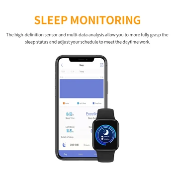 

2020 B08 Smart watch make Calls SOS Smart wristband full touch always on dial display music play Sport Bracelet PK F12 F13