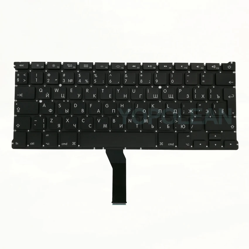 Новый ноутбук с русской клавиатурой RU для Macbook Air 13 &quotA1466 A1369 Клавиатура 2011 2012 2013 2014