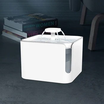 

Cat Water Fountain, Automatic Pet Water Dispenser Fountain with Filter Automatic Cat Water Fountain Dog Water US Plug
