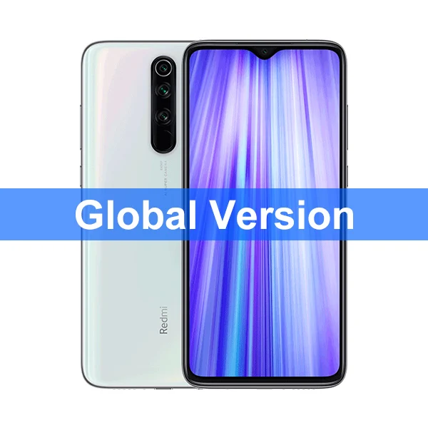 White Xiaomi Redmi Note 8 Pro с глобальной версией, 6 ГБ, 128 ГБ, смартфон Helio G90T, четыре ядра, 64 мп, четыре камеры, NFC, аккумулятор 6,53 дюйма, 4500 мАч - Цвет: White