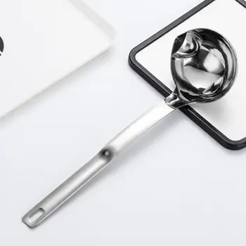 

1pc Stainless Steel Scoop Filter Grease Spoon Colander Spoon Soup Oil Separator Cooking Colander Tools Kitchen Kinfe Cocina Home