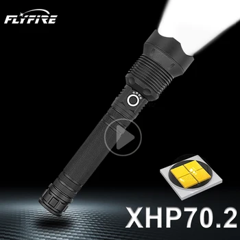 

led flashlight high lumens xhp70.2 most powerful flashlight 26650 usb torch xhp70 xhp50 lantern 18650 hunting lamp hand light