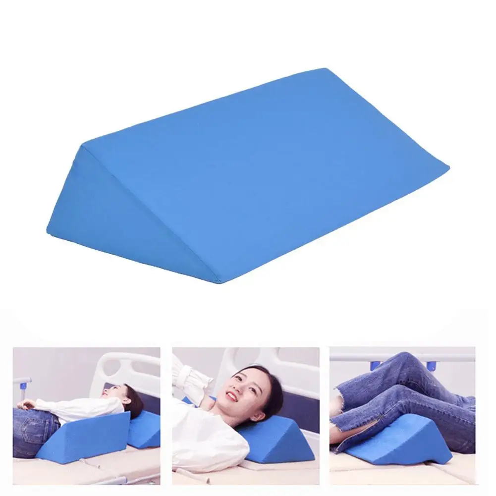 

Acid Reflux Foam Bed Wedge Pillow Leg Elevation Back Lumbar Support Cushions 50x25x15cm Waist support pad orthopedic pillow