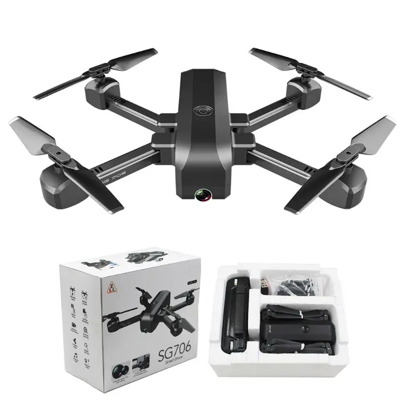 

SG706 4K 1080P Drone Dual Camera Drone Quadcopter Stable Height RC Helicopter