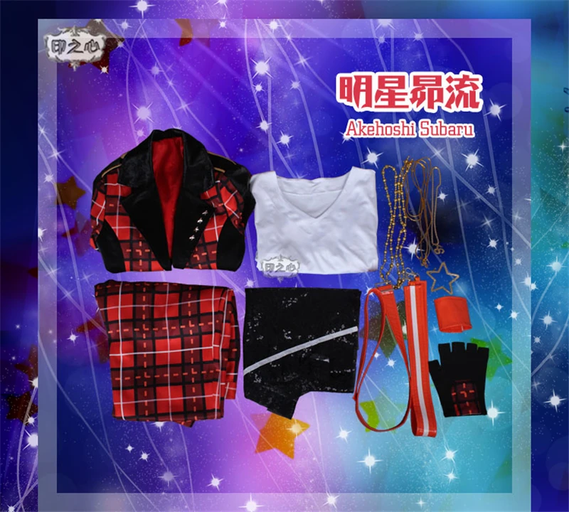 Аниме ansemble Stars Akehoshi Subaru Isara Mao Hidaka Hokuto Yuuki Makoto униформа для косплея H
