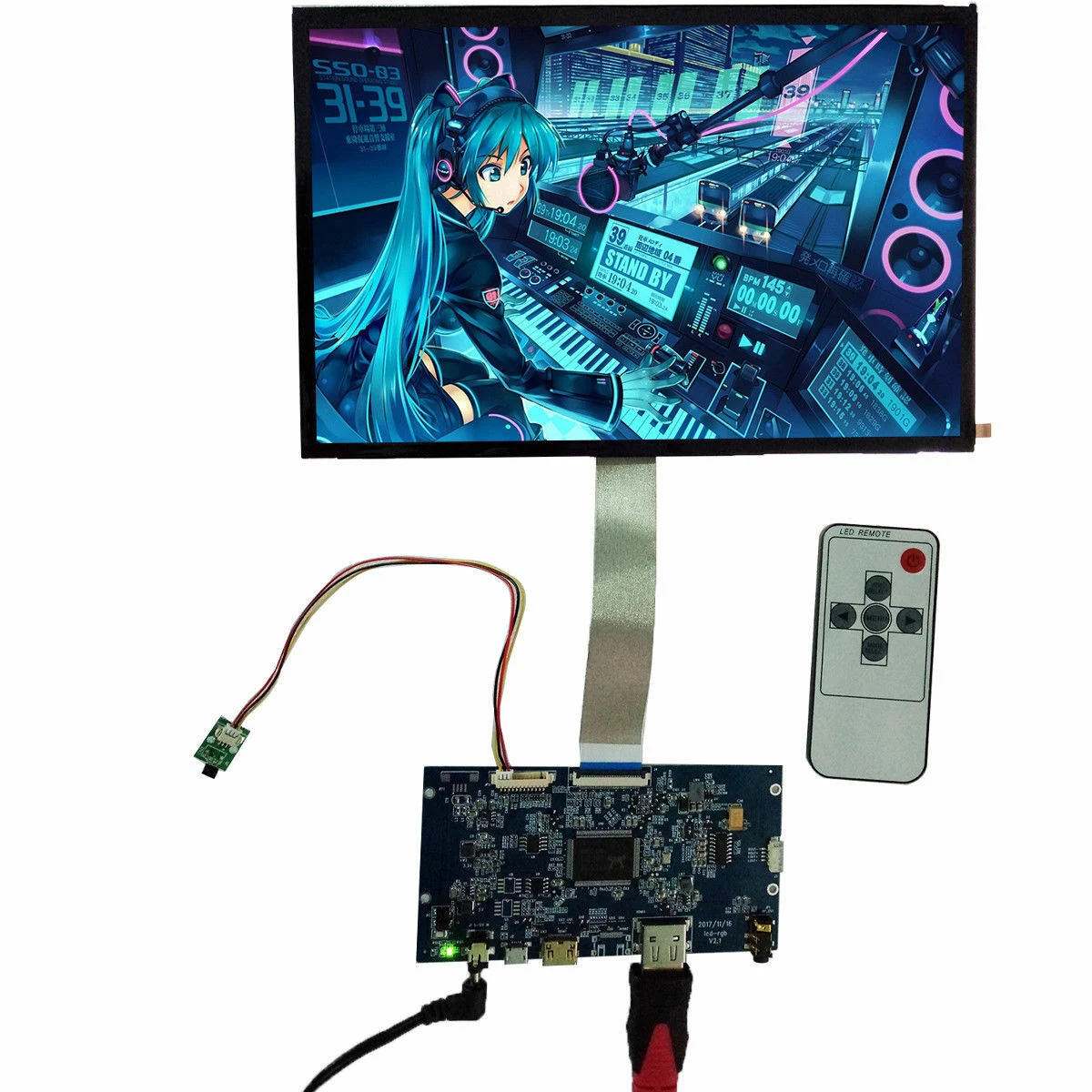 HDMI к EDP lcd контроллер доска+ 12 дюймов, 2K 2160X1440 панель IPS LTL120QL01-003