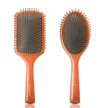 

Massage Brush Comb High-stretch Airbag Hair Brush American Beech Wood Salon Hair Styling Tools Magic Anti-static Hair Supple