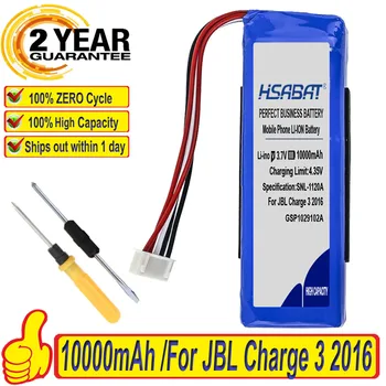 

100% Original HSABAT 10000mAh High Capacity Battery For JBL Charge 3 for JBL Charge 3 2016 , check the place of 2 red wires