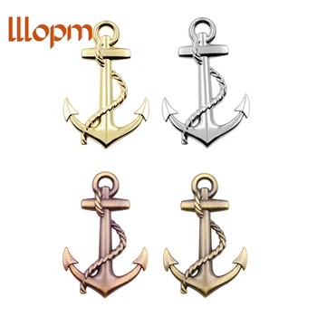 

1PC High Quality Metal Personality Car Stickers Boat Anchor Hooks Navy Emblem Grill Cross Badge Pirate Ship Car Body Sticker