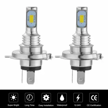 

New 2 PCS H4 9003 3570 LED Headlights Bulb Kit High Low Beam 6000K Novelty Lights Novelty Gift Plasma Ball