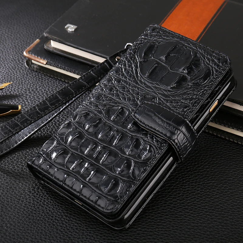 Кошелек с крокодиловым узором для Huawei Honor 7 8 9 10 Lite кожаный чехол для Honor 10i 20i Чехлы С Откидывающейся Крышкой