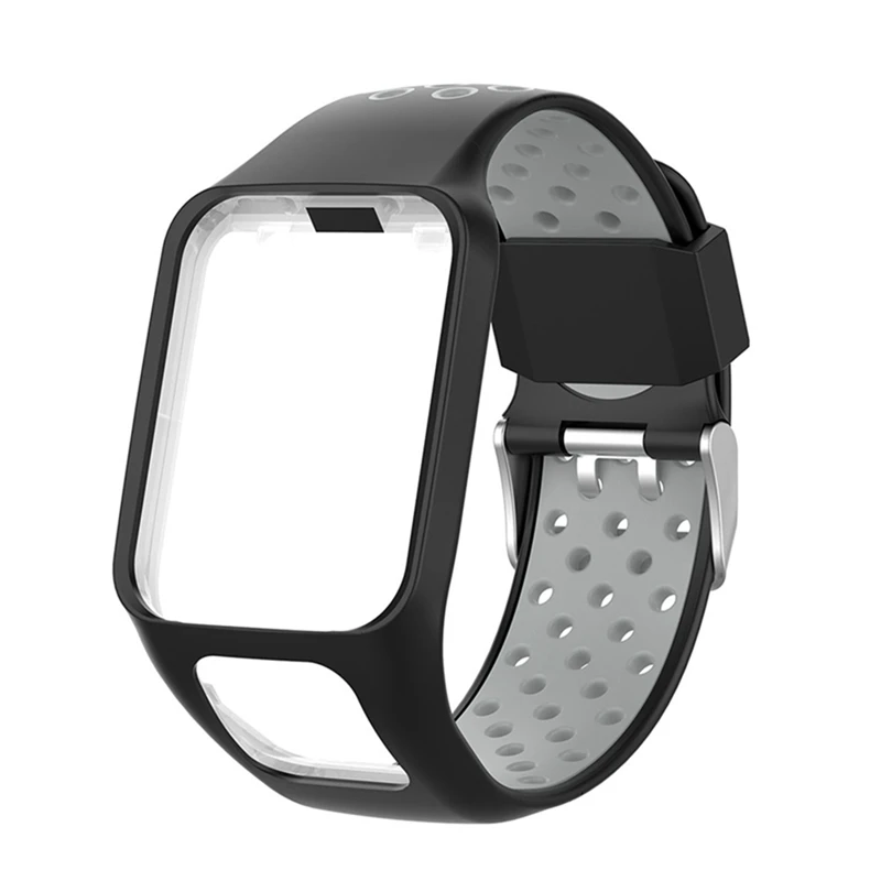 Сменный силиконовый ремешок для TomTom Runner 2/3 Spark/3 дышащая повязка спортивные Смарт-часы аксессуары