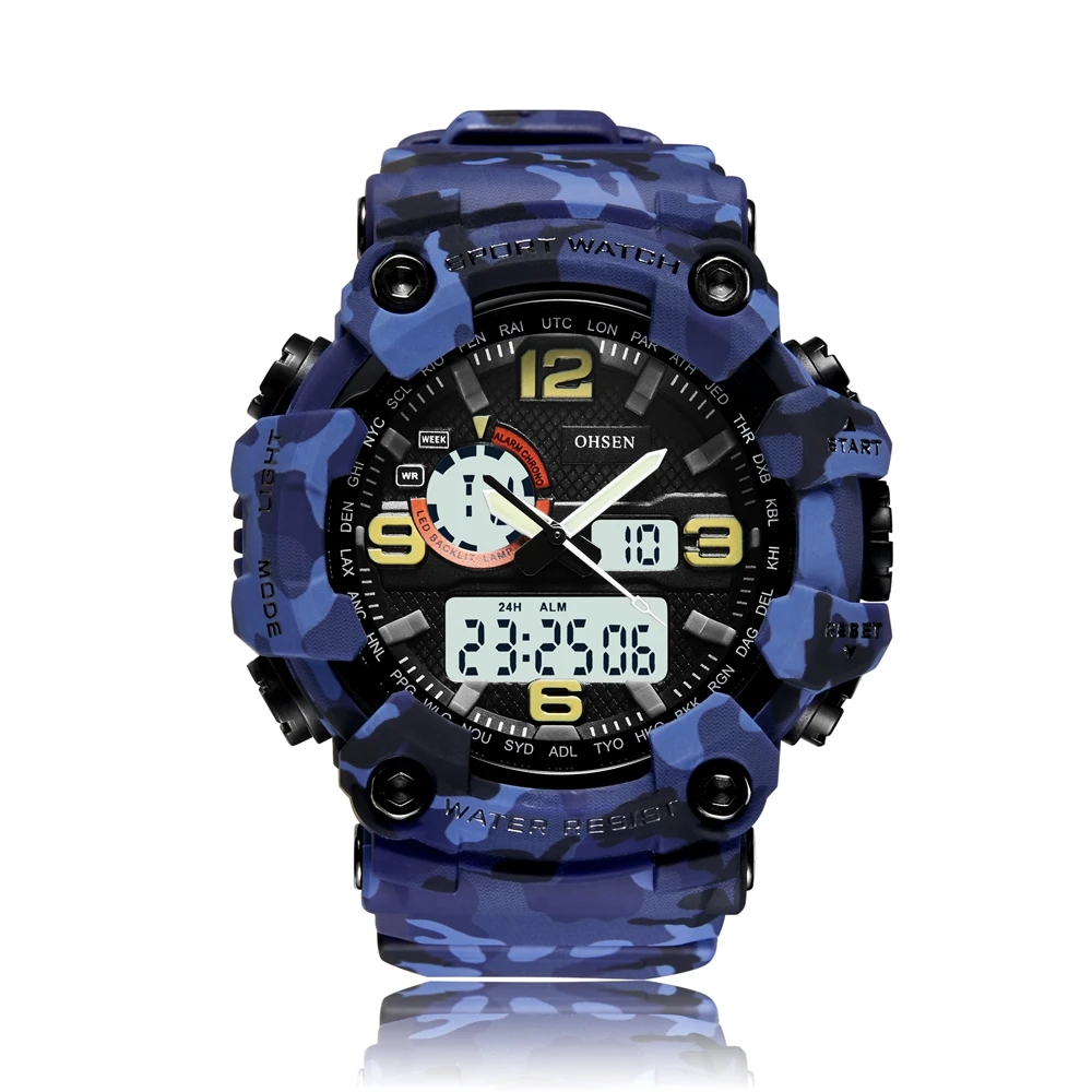 Camouflage Blue
