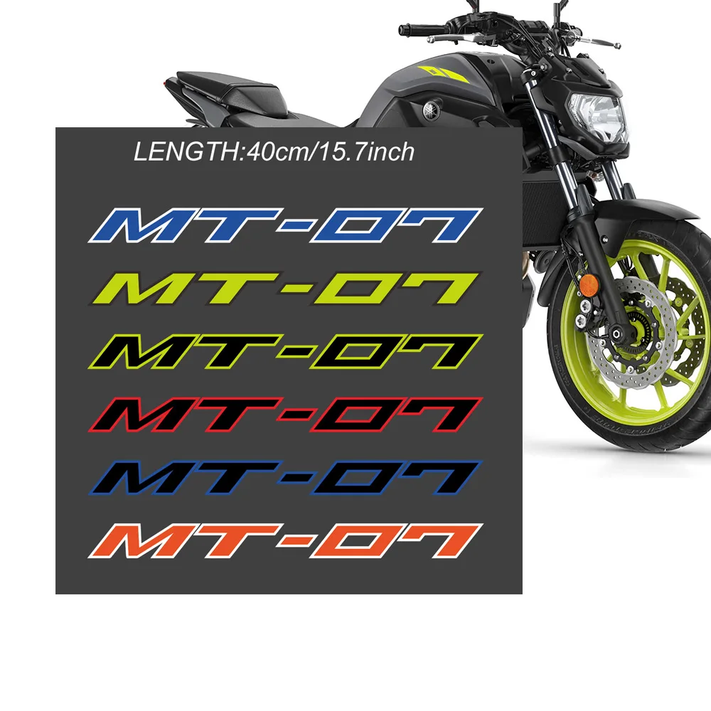 

MT 07 Motorcycle Wheels Fairing Helmet Tank Pad Decoration Sticker Decal For YAMAHA MT-07 MT07 MT 07 Film Moto Sticker Paster