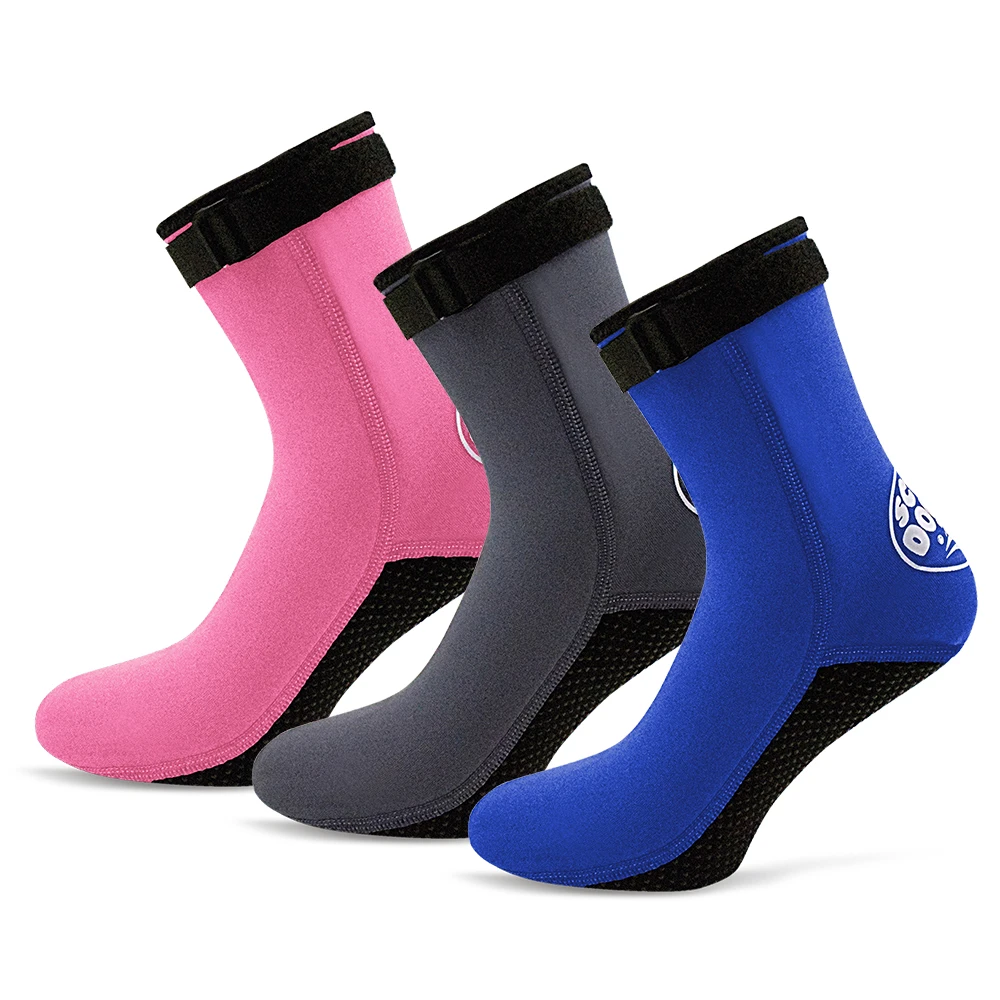 

3MM Neoprene Diving Socks Boots Water Shoes Beach Booties Snorkeling Diving Surfing Boots for Men Women