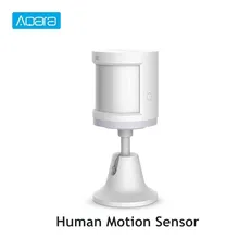 Aqara датчик человеческого тела умный датчик движения с держателем ZigBee беспроводное соединение работает с приложением Mi Home