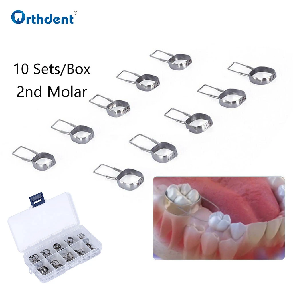 Orthdent 10 Sets/box Dental Space Maintainer Stainless Steel