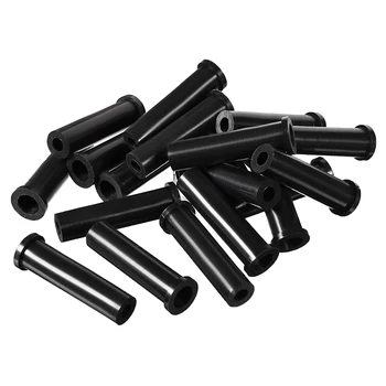 

uxcell 20pcs 9-5.5mm PVC Strain Relief Cord Boot Protector Cable Sleeve Hose 50mm for Aviation Plug Power Tool Black