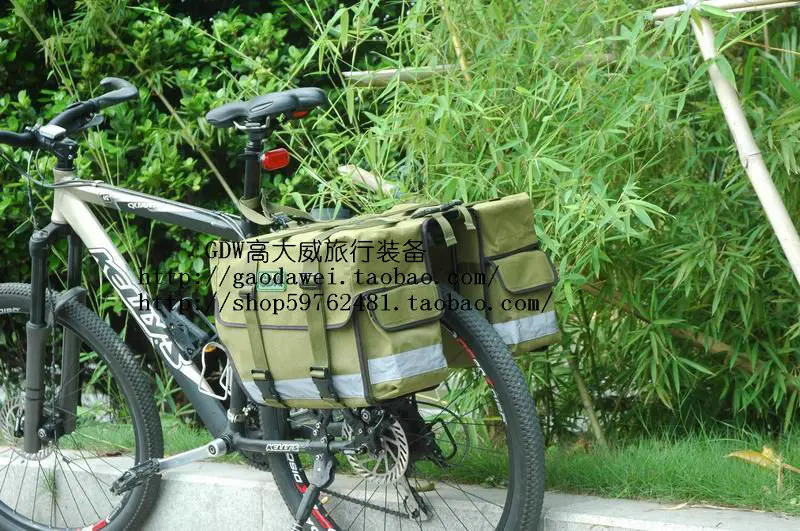 

Army Color High Venus Pack GDW Camel Bike Doite Riding Equipment Rear Rack Water Resistant Canvas Bag Pack