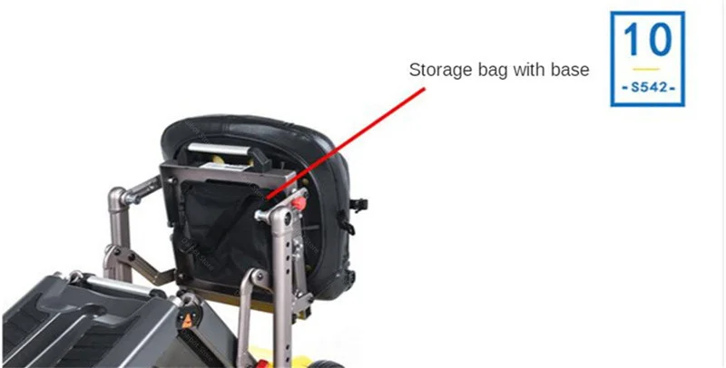 DB Foldable Electric Scooter Four Wheeled Electric Scooters 11.5AH 24V 340W ElderlyDisabled E Scooter Electric (13)