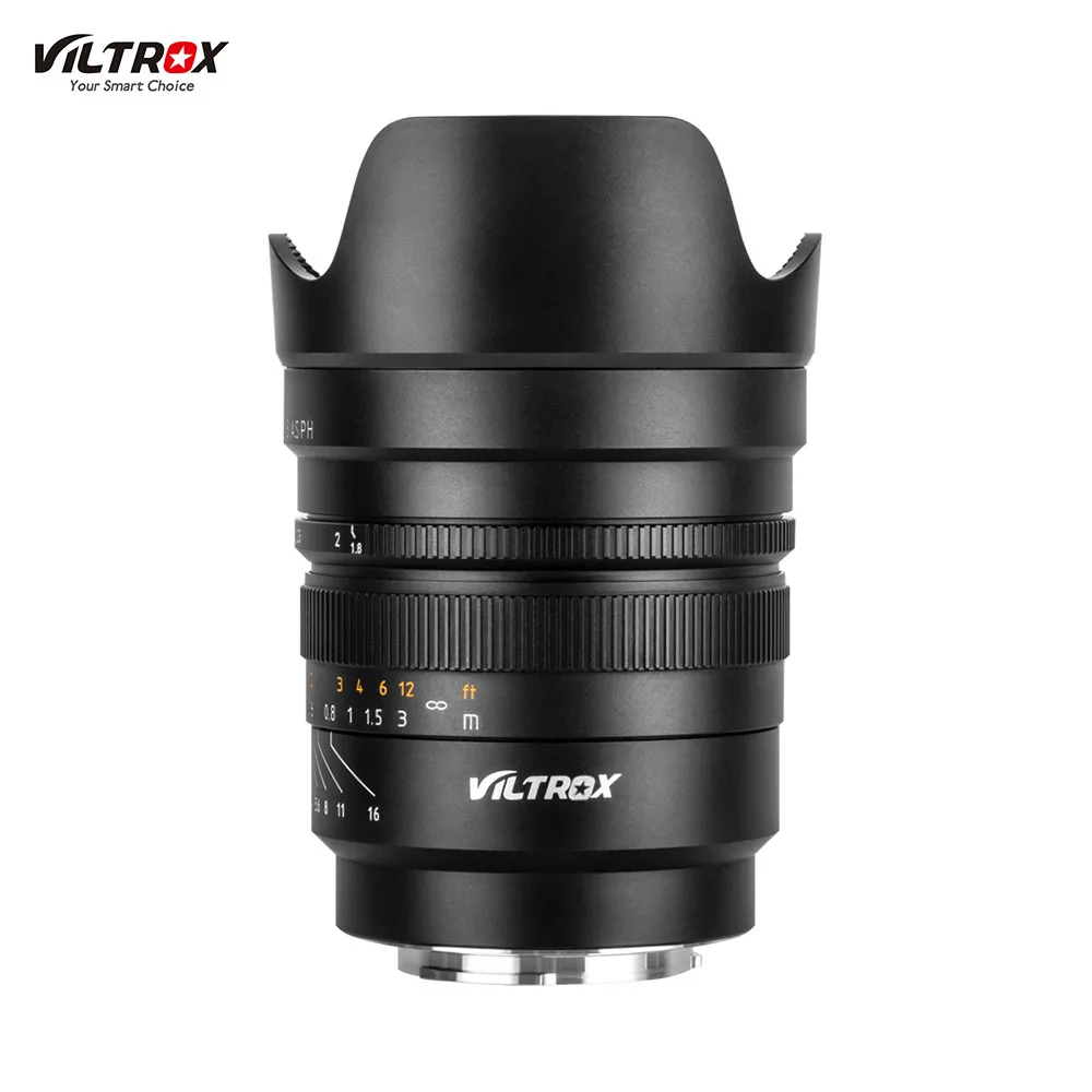

VILTROX Wide Angle Lens FE-20mm / F1.8 E-mount MF Manual Focus Camera Len for Sony E-Mount Cameras Sony A7A6300 A6500 A6000 NEX5