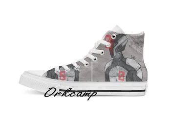 

Zer0 Custom Casual High Top lace-up Canvas shoes sneakers Drop shipping