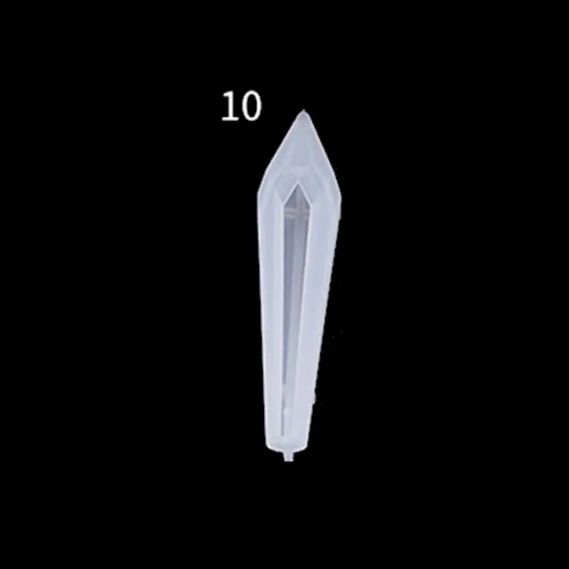 1 шт. полимерная подвеска в виде каменного маятника, хрустальный кулон в форме колонны, силиконовая УФ-полимерная форма, аксессуары для изготовления ювелирных изделий, инструменты