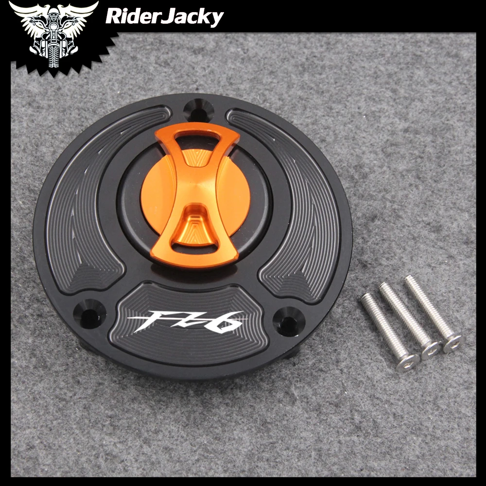 Keyless Motorcycle Fuel Gas Tank Cap Cover For Yamaha Fz 6 Fz6/fz6r