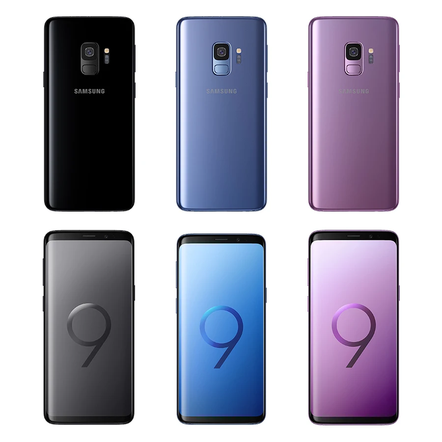 Samsung Galaxy S9 G960U G960F 3000mAhOriginal LTE Android мобильный телефон Восьмиядерный 5," 12 МП 4 Гб ram 64 ГБ rom NFC Snapdragon 845